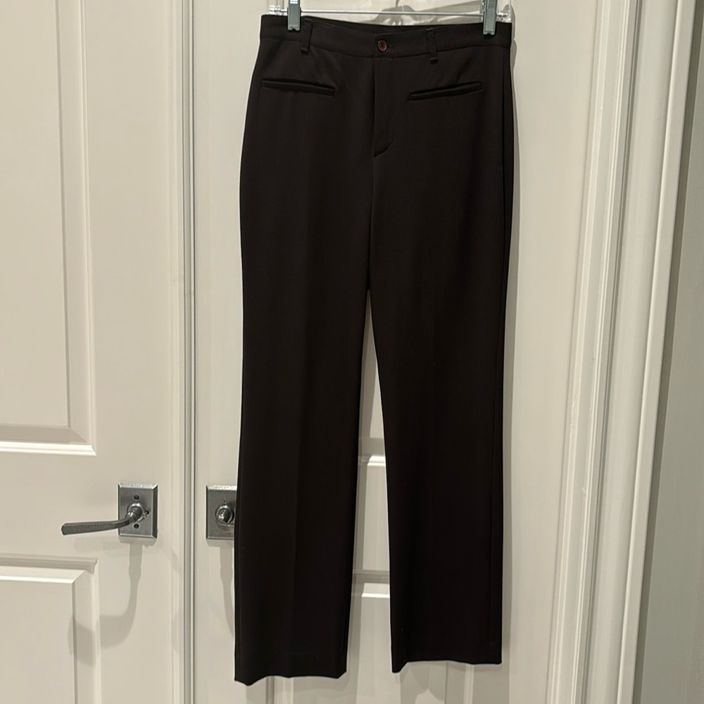 VERTIGO Made in France brown elegant trousers.